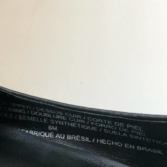 M4D3 Black Ocean Loafers 6 Leather Mod Flat 6 Chic Modern Boho Minimalist - Picture 8 of 8